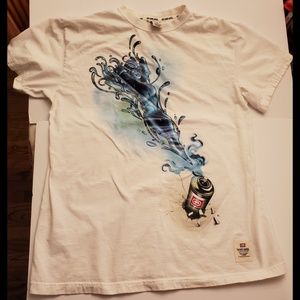 Ecko Unltd The Classic T-Shirt Blue Spray Can